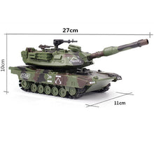 M1A2 Wireless Remote Control Tank Can Launch Bullets to Battle Charged Tracked Off-road Vehicle Boys and Children's Toys Gif