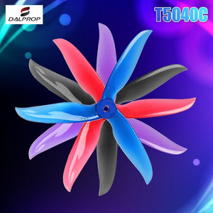 12Pair 24PCS Upgraded DALPROP CYCLONE T5040C PRO 5040 Pro 5x4x3 3-blade POPO Propeller CW CCW for RC Drone FPV Racing