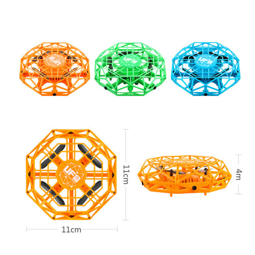 Anti-collision Flying Helicopter Magic Hand UFO RC Drone 360° Rotating Smart Mini UFO Drone for Kids Flying Toys Best For Kid