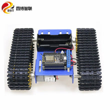 SZDOIT NodeMCU Control T101 Metal RC Robot Tank Chassis Kit WIFI Control Tracked Vehicle 12V High Torque Motors DIY for Android