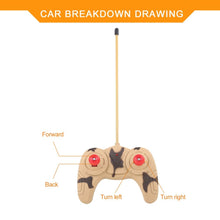 1:20 4CH Power Tank On The Radio Remote Control Military Vehicle Armored Battle Tanks Turret Rotation Light & Music RC Model