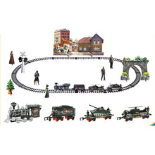 Classic Electric Dynamic Steam RC Train Train Set Simulation Track Model Toy Classic Children Railroad Conveyance Toys