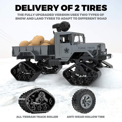 RC Military Truck 1:16 4WD Remote Control 480P WIFI FPV Camera RC Crawler Vehicle Off-Road Sport RC Truck