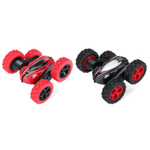 RC Flip Stunt Car 2.4G Remote Control Car Double-side Rolling 360 Degrees Rotating with Light 1:24 Modeling Toys for Kids