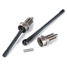 AXSPEED 2pcs/set Stainless Steel Front Axle CVD Drive Shafts For 1/10 RC TRX4