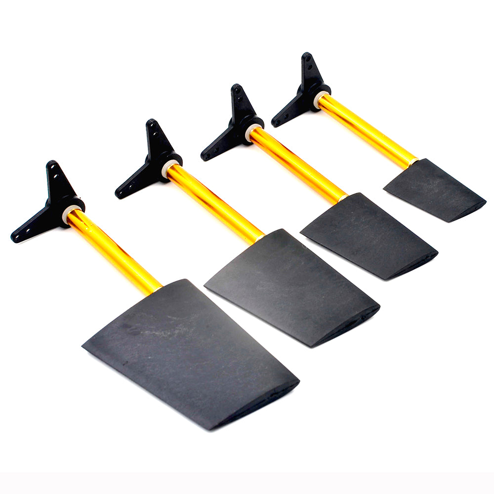 Nylon Steering Boat Rudder Plastic Rudder for RC Boat Height 28mm/36mm/44mm/52mm 90 Degrees Or 180 Degrees Arm