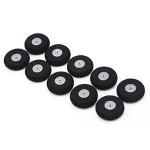 10pcs/lot High quality Airplane Wheels 30mm 40mm 55mm 65mm 75mm Airplane sponge wheels