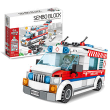 Toys For Children Series City Ambulance Model Kit Compatible Legoing Diy Assembled Educational Building Blocks Brick Kids O06