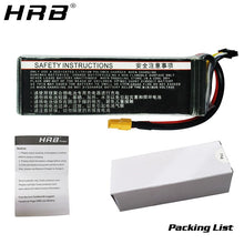 HRB 3S 4S 4000mah Lipo Battery 14.8V 7.4V 11.1V Deans XT60 T 5S 6S 2S 22.2V 18.5V 1S RC FPV Airplanes Drone Truck Car 60C Parts