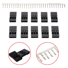 New 30pcs Male & Female Gold Plated Terminal with 10 Rudder Plug Buckle Connector For RC Car Model Servo Connector