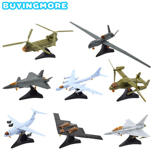 1 PCS Mini Assemble Fighter Model Kit Toys for Boys Military Building Blocks Handmade Assembly Aircraft Model Toy Gifts for Kids