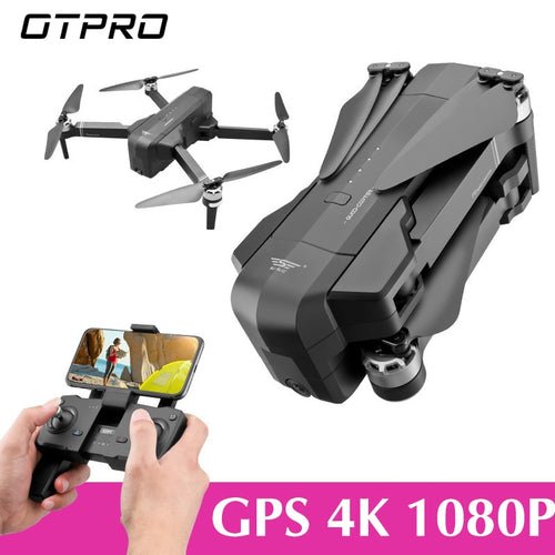 OTPRO Mini Drone WIFI FPV With 4K 1080P Camera 3-Axis Gimbal GPS RC Racing Drone Quadcopter RTF with Transmitter Z5 F11 pro DRON