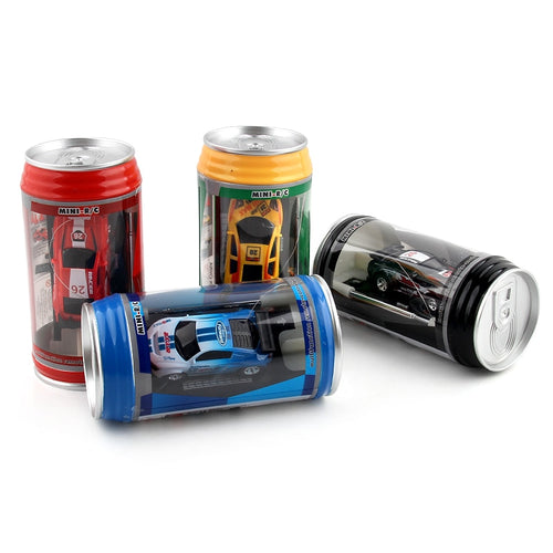 4 Colors Hot Sales Creative Coke Can Mini Car RC Cars Collection Radio Controlled Cars Machines On The Remote Control Toys