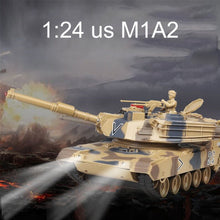 Kids 778-1/2/3/4 Simulation 1:24 RC Battle Tank Toys Crawler Light Remote Control Heavy Machine Tanks Toys For Children Gift