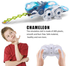 RC Dinosaur Toy, Smart Dinosaur Robotic Toys, Remote Control Smart Robotic Dinosaur with Telescopic Tongue Electronic Pets Toy