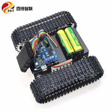 SZDOIT PS2 Gamepad Handle Control T101 Smart RC Robot Tank Chassis Kit Tracked Crawler Vehicle 33GB-520 Motor DIY For Arduino