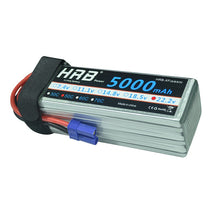 2pcs HRB 6S RC Lipo Battery 22.2V 5000mAh 50C 100C For Trex 700 800E tarot 650 Quadcopter Helicopter Multicopter Drone