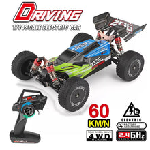 Wltoys 144001 1/14 2.4G RC Buggy 4WD High Speed Racing RC Car Vehicle Models 60km/h RC Racing Car 550 Motor RC Off-Road Car RTR