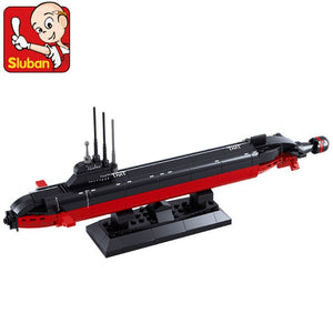 Navy Submarine Compatible Legoingly Military Ship Plane Aircrafted Carrier Warship Battle Cruiser Frigate Model Building Blocks Toy