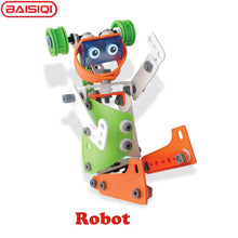 5 in 1 BAISIQI 6834 Intelligent Assembly tool set model Create DIY toy Screw block kit for 5-6-7-8-9 year old kid child boy