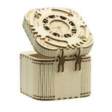 24PCS Mechanical Building Blocks Kits Model DIY 3D Password Music Box Wooden Puzzle Game Treasure Box/Calendar Model Toy Gift