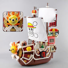 ONE PIECE The THOUSAND SUNNY Pirate Ship Japan Anime compatible legoingly Brick Building Blocks Figure Toys For Kids Gift