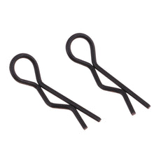 50 Pieces RC Car Black Metal Bodyshell Clips Pins R Shape for Traxxas TRX4 1/10 RC Buggy RC Rock Crawler Vehicle Models