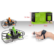 Watch Gravity Sensing RC Motorcycle Aircraft Four-axis Fixed-height Motorcycle Aircraft Gift Toy