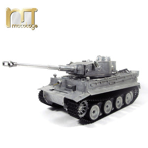 MATO 1220 100% Metal 2.4G RC Tank 1 16 German Tiger 1 Infrared Battle Recoil Barrel BB Shooting Airsoft Ready To Run VS Tamiya