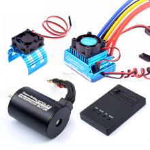 3650 3100KV Brushless Motor & 45A 60A 80A 120A Brushless ESC with Program Car Combo for 1:10 RC Car RC Boat Part