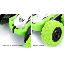 Remote Control Car Drift Deformation Buggy Car Rock Crawler Roll Car Double-sided Rotation Stunt Car 360° Flip kids Toy Cars