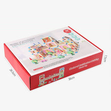 128pcs Master architecture building blocks toys Children's wooden toy Model Building Kits House model Kids Assembling block gift