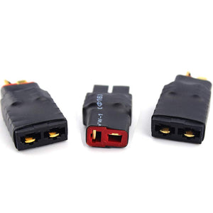1PC Male T-Plug Deans To Female TRX Traxxas Connector Adapter For RC Battery ESC & Charger