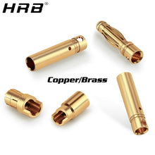 10PCS Amass Banana Plug 2.0mm 3.0mm 3.5mm 4.0mm Bullet Female Male Connector 5.0mm 5.5mm 6mm 6.5mm Brass Plated Copper RC Parts