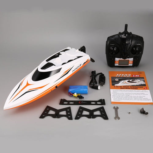 H102 H106 H105 RC Boat High Speed Racing 28km/h Remote Control Boat 180 Flip with LCD Screen as Gift for Children Toy Kid