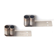 1 Pair Double Exhaust Pipe Metal Tail Exhaust Pipe Simulation Parts Model Accessories for 1/10 RC Car Crawler D90 Axial SCx10