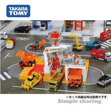 Takara Tomy Tomica town Construction site model kit hot pop Baby toys Building Blocks miniature educational kids bauble