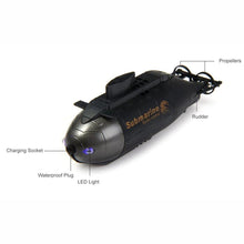 Mini RC Submarine Speed Boat Remote Control Drone Pigboat Simulation With LED Light RC Toy Gift Toy for Kids