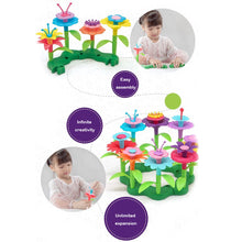 Creative Kid DIY Spell Inserted Flower Arrangement Kit Colorful Various Puzzle Assemble Toy Interconnecting Blocks