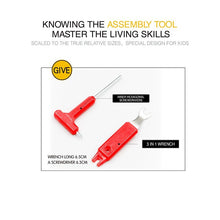 502PCS Construction Model Kit Assembled Excavator Building Block Kit Toys 3D Self-Assembly Metal Model Kit Gift for Children and