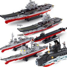 Compatible Legoed military submarine sets ship boat Aircraft Carrier warship model Building kits Blocks bricks Child kid toys