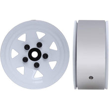 4PCS RC Crawler 1:10 White Metal Wheel Rim 1.9 Inch BEADLOCK for 1/10 Axial SCX10 D90 D110 Traxxas TRX-4