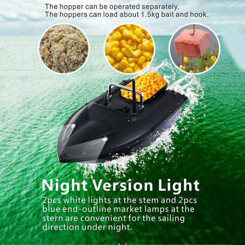 D13 Smart RC Bait Boat Dual Motor Fish Finder Ship Boat Remote Control 500m Fishing Boats Speedboat Fishing Tool Toys