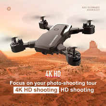LF609 Drone 4K With HD Camera WIFI 1080P Dual Camera Follow Me Quadcopter FPV Professional Drone Long Battery Life Toy For Kids