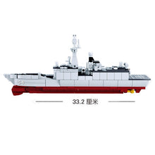 Sluban Navy Battle Ship Aircrafted Carrier ruiser Military Submarine Naval Destroyer Warship Model Building Block Toys For Kids