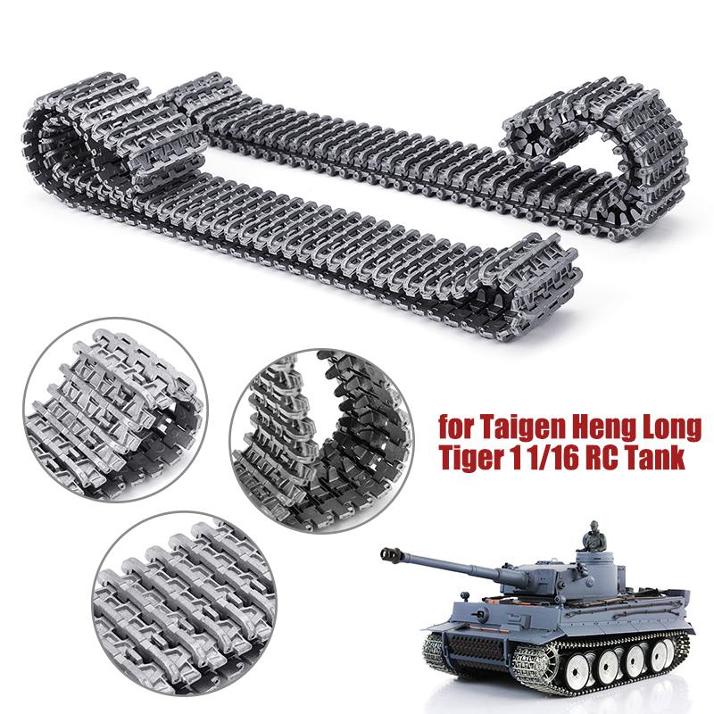 2pcs Metal Tracks s Crawler Chain for Heng Long Taigen Tiger 1 1:16 Scale DIY RC Tank German tiger Replacement spare