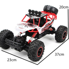 37cm1/12 RC Car 4WD Climbing Car 4x4 Double Motors Drive Bigfoot Car Remote Control Car Off-Road Vehicle Toys For Boys Kids Gift