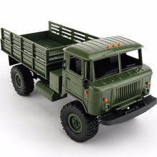 WPL B-24 Remote Control Military Truck DIY Off-Road 4WD RC Car 4 Wheel Buggy Drive Climbing GAZ-66 Vehicle for Birthday Gift Toy