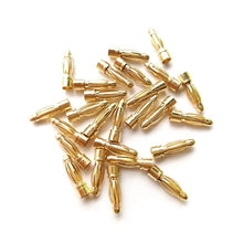 40pcs/lot 2.0mm 3.0mm 3.5mm 4.0mm 5.5mm 6.0mm 8.0MM Gold Bullet Banana Connector plug for ESC Lipo RC battery Plugs (20 pair)