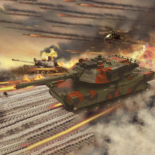 2PCS Small Children's Toy Car Double Battle Tank Car Remote Control Car Anti-fall Collision Children's Educational Toy Rc Car